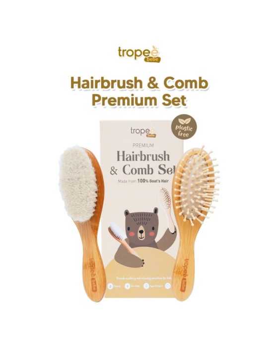 TROPEE BEBE HAIRBRUSH & COMB SET