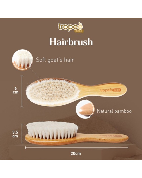 TROPEE BEBE HAIRBRUSH & COMB SET