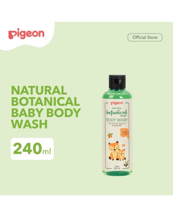 PIGEON NATURAL BOTANICAL BABY BODY WASH 240ML