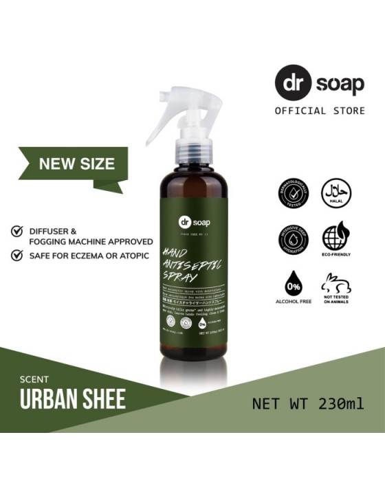 DR SOAP HAND ANTISEPTIC SPRAY - URBAN SHEE 230ML