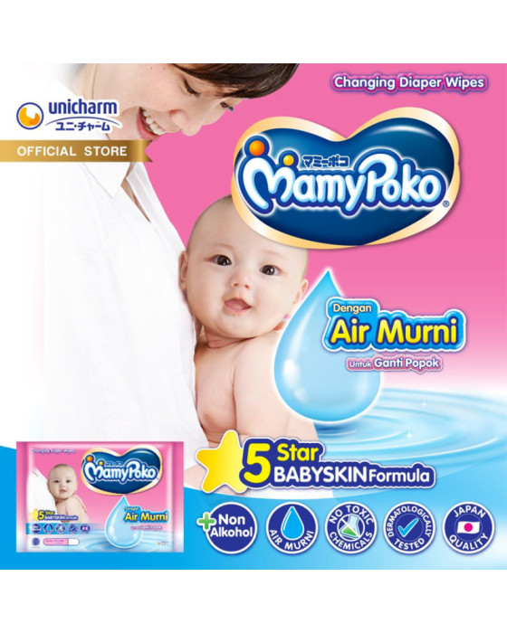 MamyPoko Wipes Air Murni Tissue Bayi