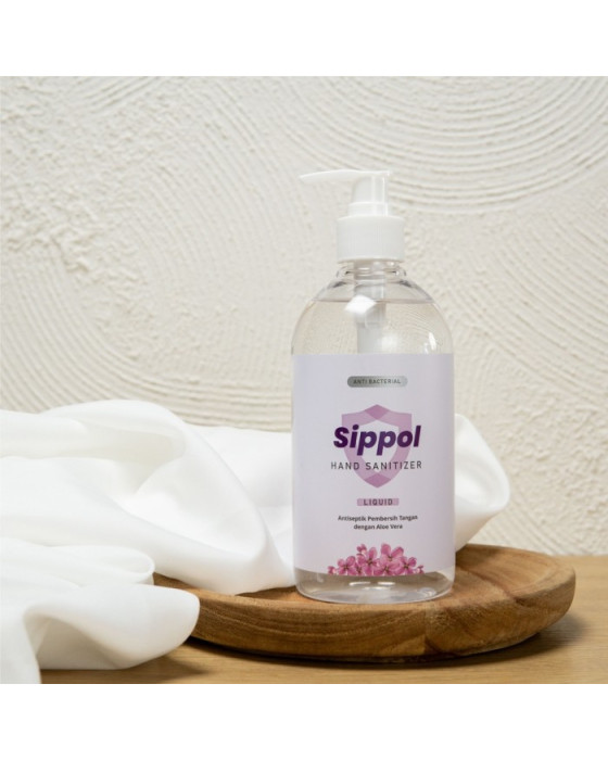 SIPPOL HAND SANITIZER LIQUID (BESAR) - 500ML