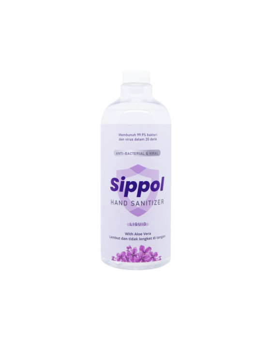 SIPPOL HAND SANITIZER LIQUID (BESAR) - 500ML