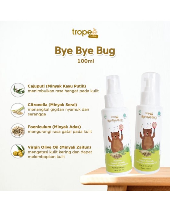 TROPEE BEBE BYE BYE BUG 100ML - SPRAY