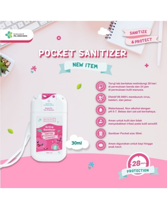 BERRYC SANITIZER POCKET 30ML