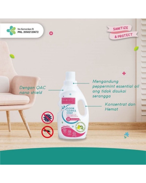 BERRYC FLOOR CLEAN & COAT 1L