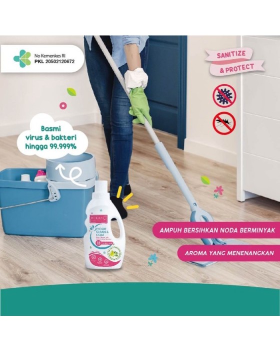 BERRYC FLOOR CLEAN & COAT 1L