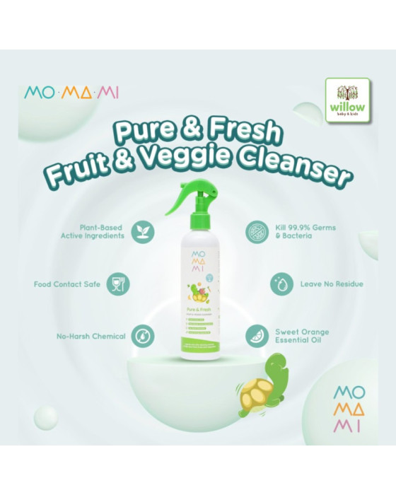 Momami Hygiene Pure & Fresh Fruit & Feggie Cleanser Sabun Cuci 300ml