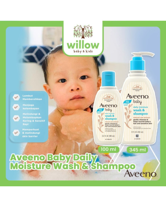 Aveeno Baby Daily Moisture Wash & Shampoo Bayi