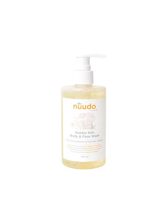 Nuudo Bubbly Kids Body & Face Wash Shampoo & Sabun Bayi