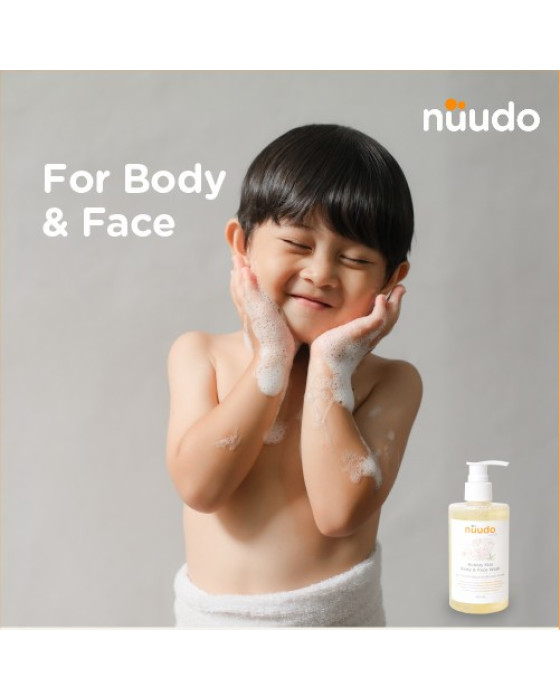 Nuudo Bubbly Kids Body & Face Wash Shampoo & Sabun Bayi