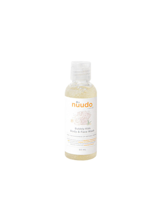 Nuudo Bubbly Kids Body & Face Wash Shampoo & Sabun Bayi