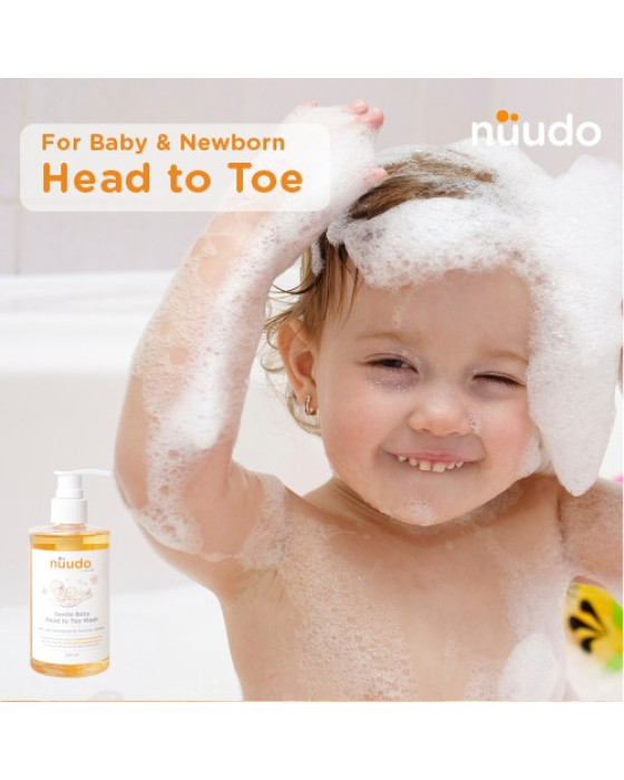 Nuudo Gentle Baby head To Toe Wash Shampoo & Sabun Bayi