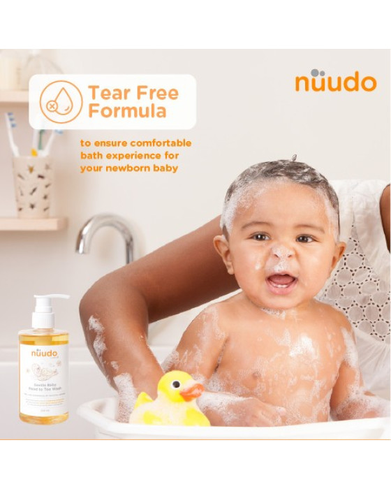 Nuudo Gentle Baby head To Toe Wash Shampoo & Sabun Bayi