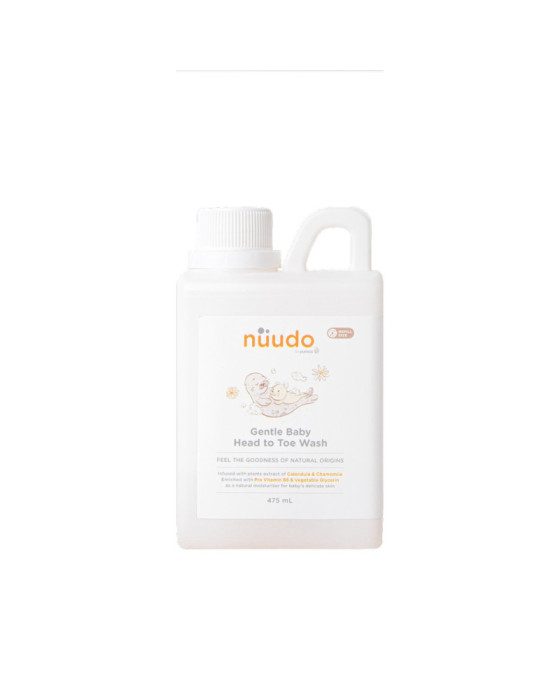 Nuudo Gentle Baby head To Toe Wash Shampoo & Sabun Bayi