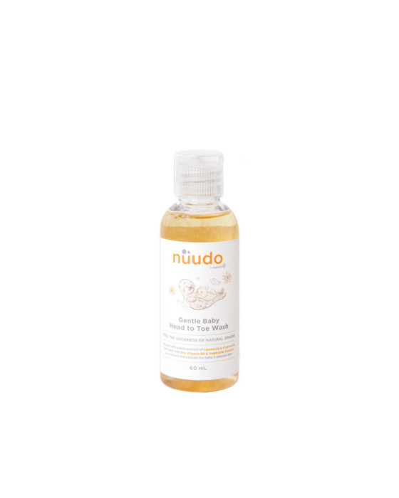 Nuudo Gentle Baby head To Toe Wash Shampoo & Sabun Bayi