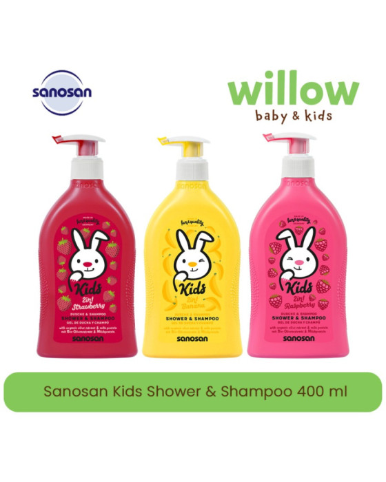 Sanosan Kids Shower & Shampoo Bayi 400Ml