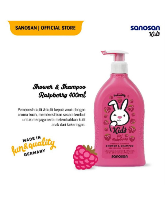 Sanosan Kids Shower & Shampoo Bayi 400Ml