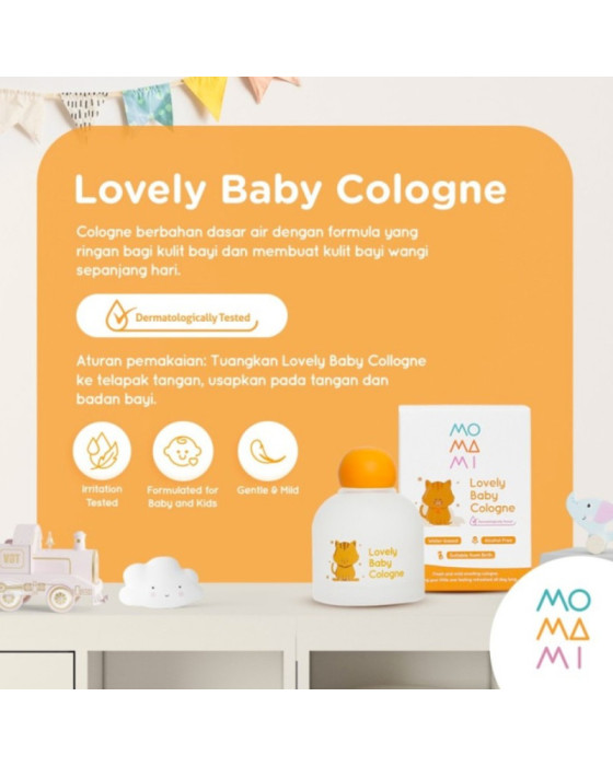 Momami Loveli Baby Cologne 100Ml Cologne Anak-Anak