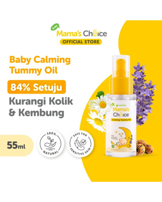 Mamaschoice Baby Calming Tummy Oil 55Ml Lotion Bayi