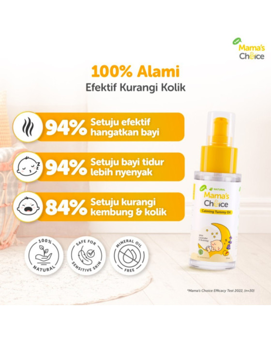 Mamaschoice Baby Calming Tummy Oil 55Ml Lotion Bayi