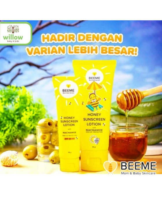 Beeme Honey Sunscreen Lotion Spf 50++ Tabir Surya Badan 20Gr