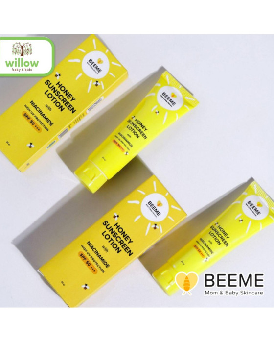 Beeme Honey Sunscreen Lotion Spf 50++ Tabir Surya Badan 20Gr