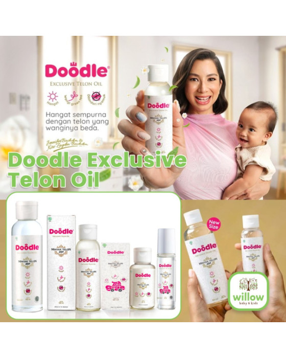 Doodle Exclusive Telon Oil Green Tea Minyak Bayi