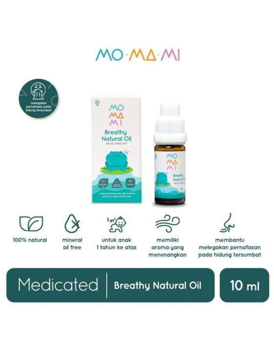 Momami Breathy Natural Oil 10Ml Baby Oil