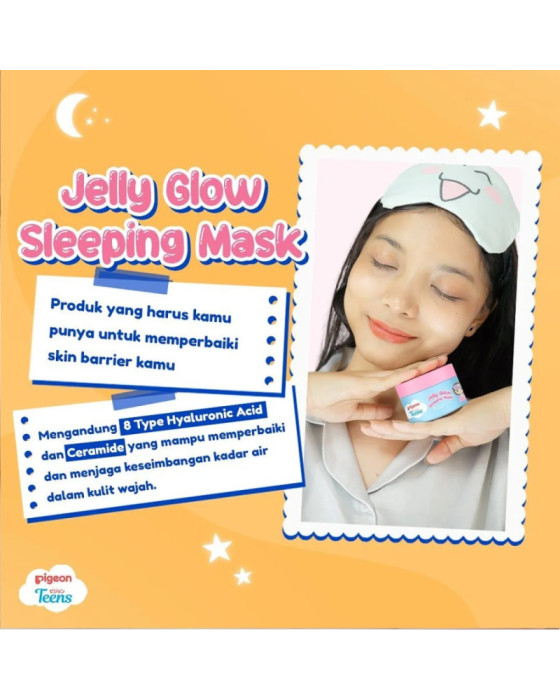 Pigeon Teens Jelly Glow Sleeping Mask Masker Wajah 30Gr