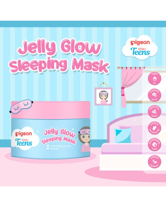 Pigeon Teens Jelly Glow Sleeping Mask Masker Wajah 30Gr