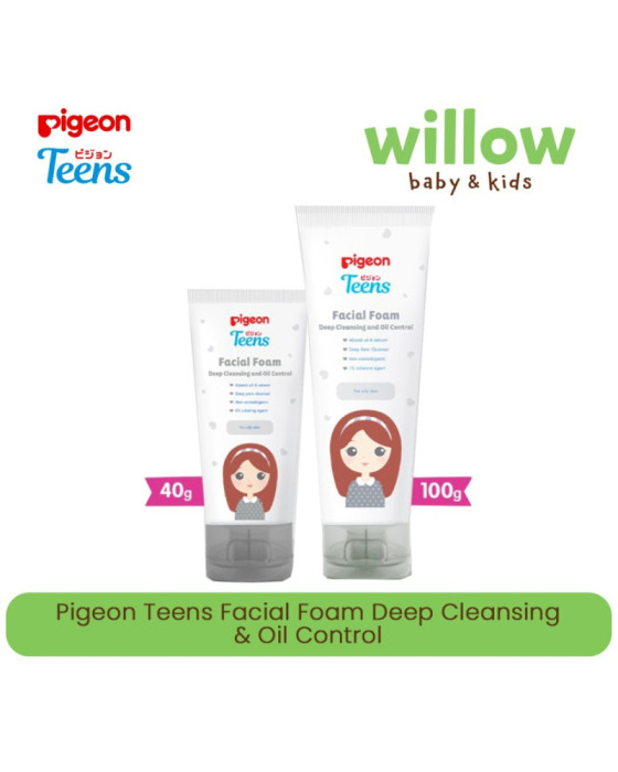 Pigeon Teens Facial Foam Deep Cleansing & Oil Control Sabun Muka Wajah