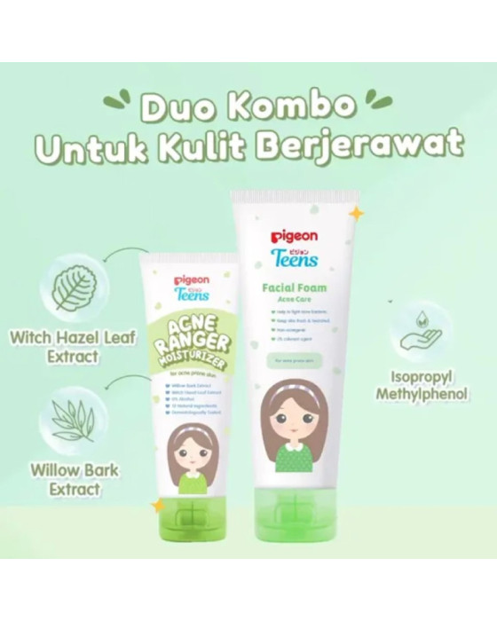 Pigeon Teens Acne Ranger Moisturizer Krim Wajah