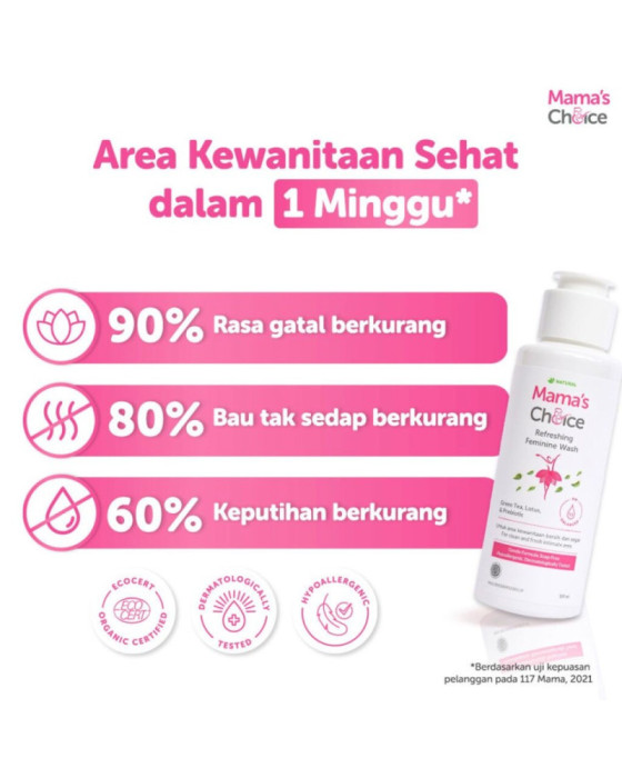 Mamaschoice Refreshing Femin Wash Perawatan Tubuh