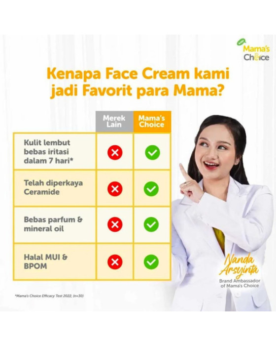 Mamaschoice Daily Nourish Face Cream Lotion Bayi