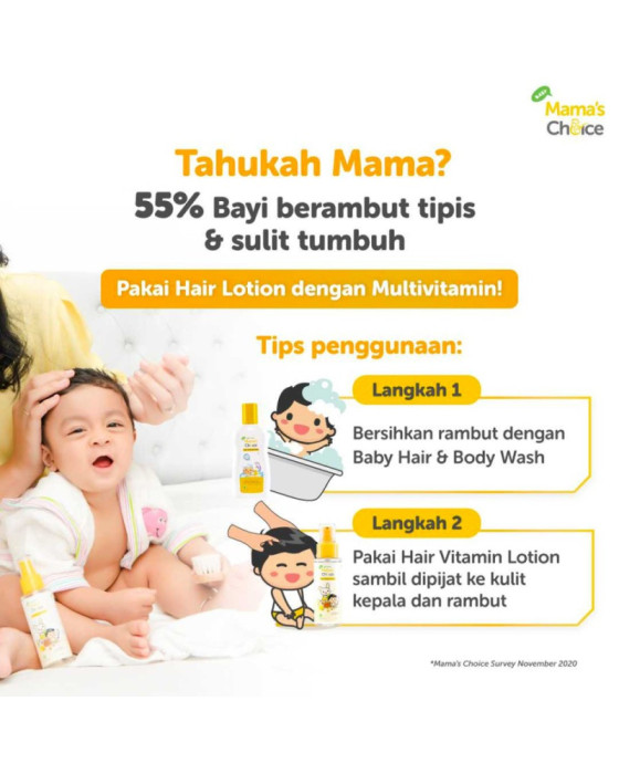 Mamaschoice Hair Vitamin Lotion Perawatan Rambut