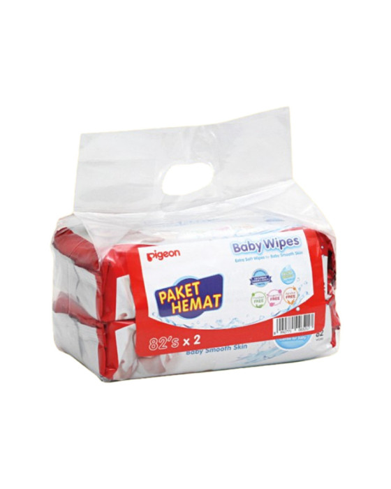 Pigeon Baby Wipes 80s Refill Pure Water Tissue Bayi