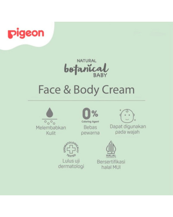 Pigeon Botanical Face & Body Cream Lotion Bayi