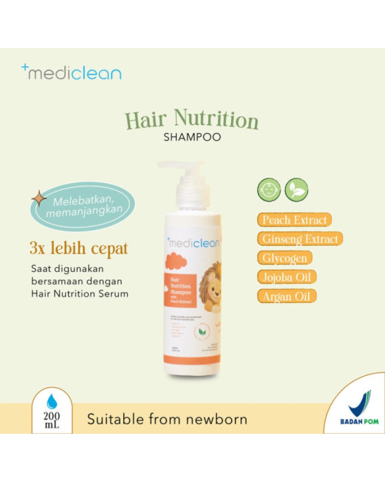 Mediclean Hair Nutrition Shampoo Bayi 200Ml