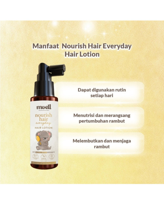 Moell Nourish Hair Everyday Hair Lotion Perawatan Rambut Bayi