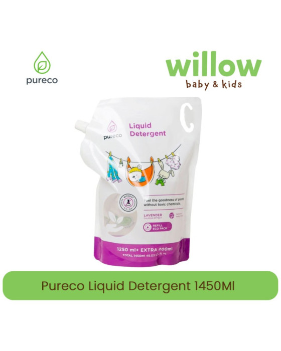 Pureco Liquid Detergent 1450Ml Detergen Laundry Bayi