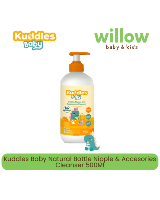 Kuddles Baby Natural Bottle Nipple & Accesories Cleanser 500Ml