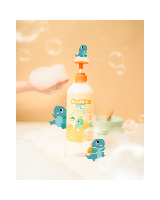 Kuddles Baby Natural Bottle Nipple & Accesories Cleanser 500Ml