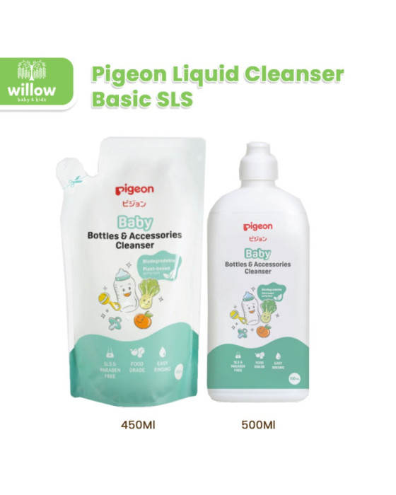 Pigeon Liquid Cleanser Basic SLS Sabun Cuci Botol