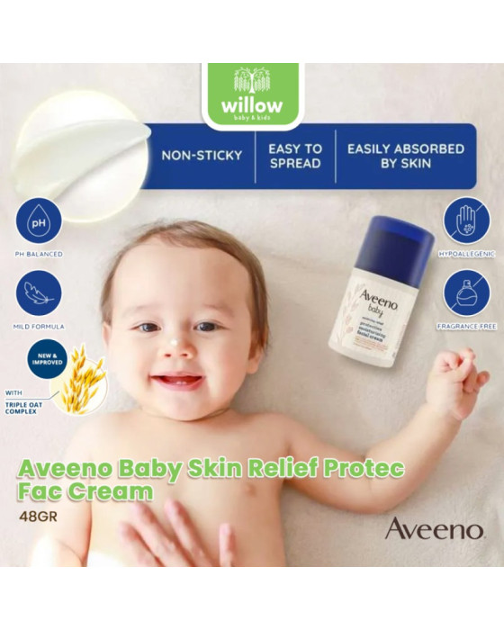 Aveeno Baby Skin Relief Protec Fac Cream Lotion Bayi