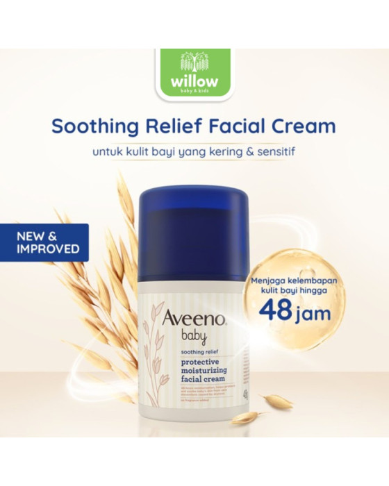 Aveeno Baby Skin Relief Protec Fac Cream Lotion Bayi