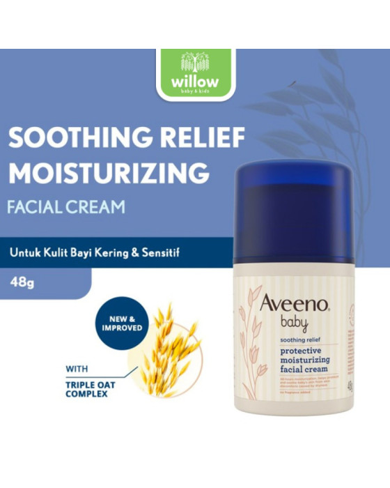 Aveeno Baby Skin Relief Protec Fac Cream Lotion Bayi