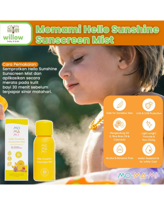 Momami Hello Sunshine Sunscreen Mist