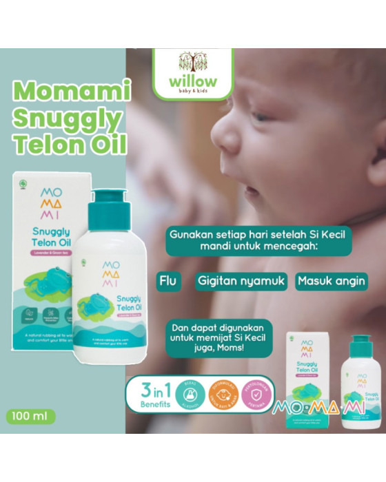 Momami Snuggly Telon Oil Minyak Telon Bayi 100ml