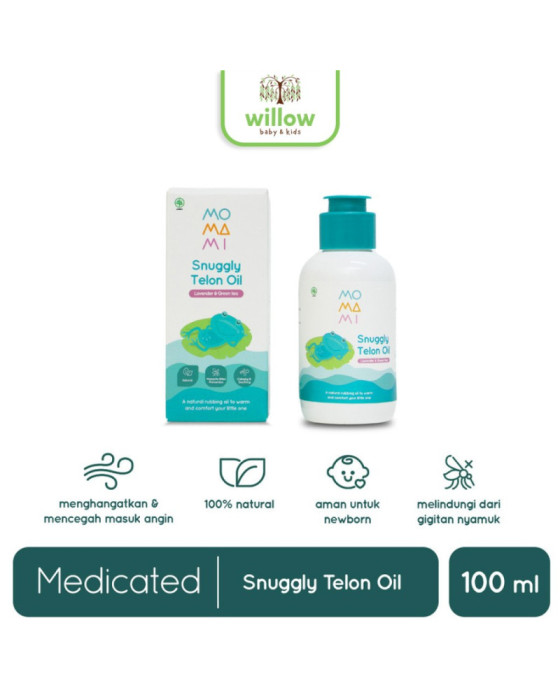 Momami Snuggly Telon Oil Minyak Telon Bayi 100ml